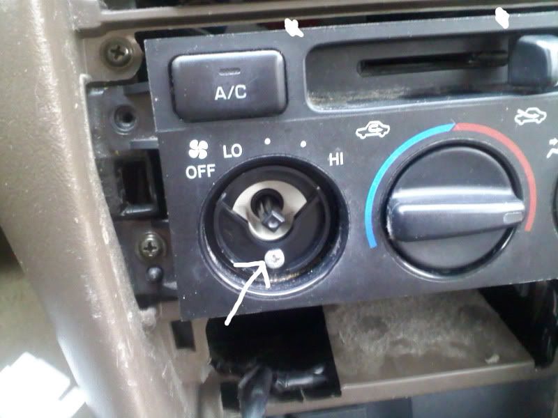 Toyota tundra climate control knobs